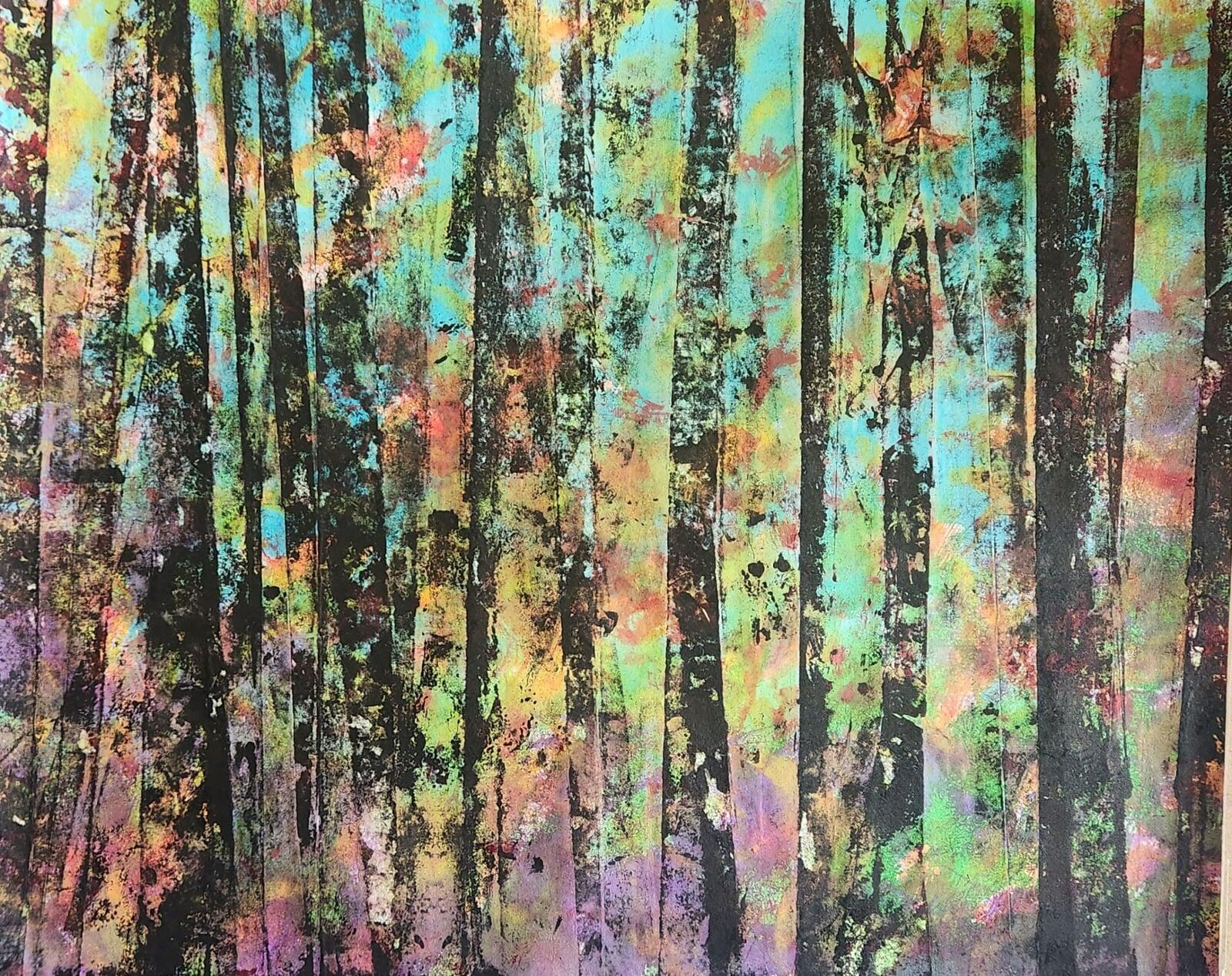 Ink and watercolor on paper 17" x 21" framed